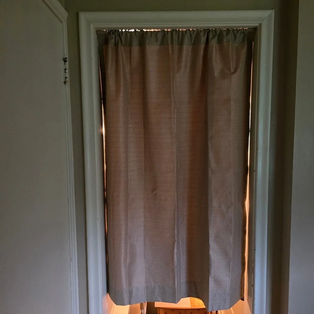 Two Room Darkening Window Curtains Beige in Color 55